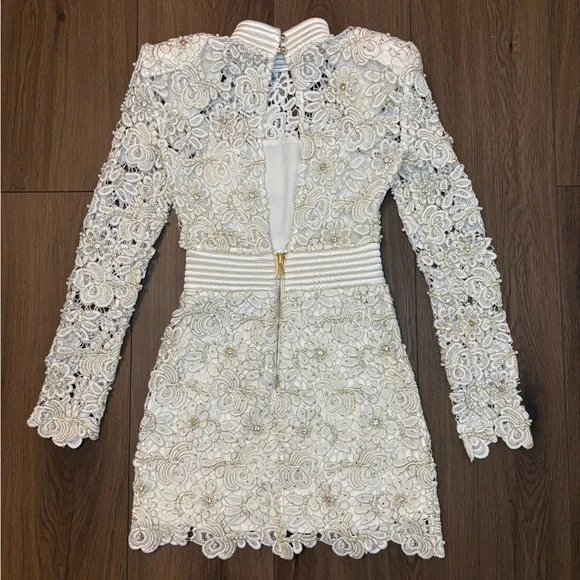 Zhivago Bridal Lace Dress, Originally $850, Size US 4 - Picture 4 of 11